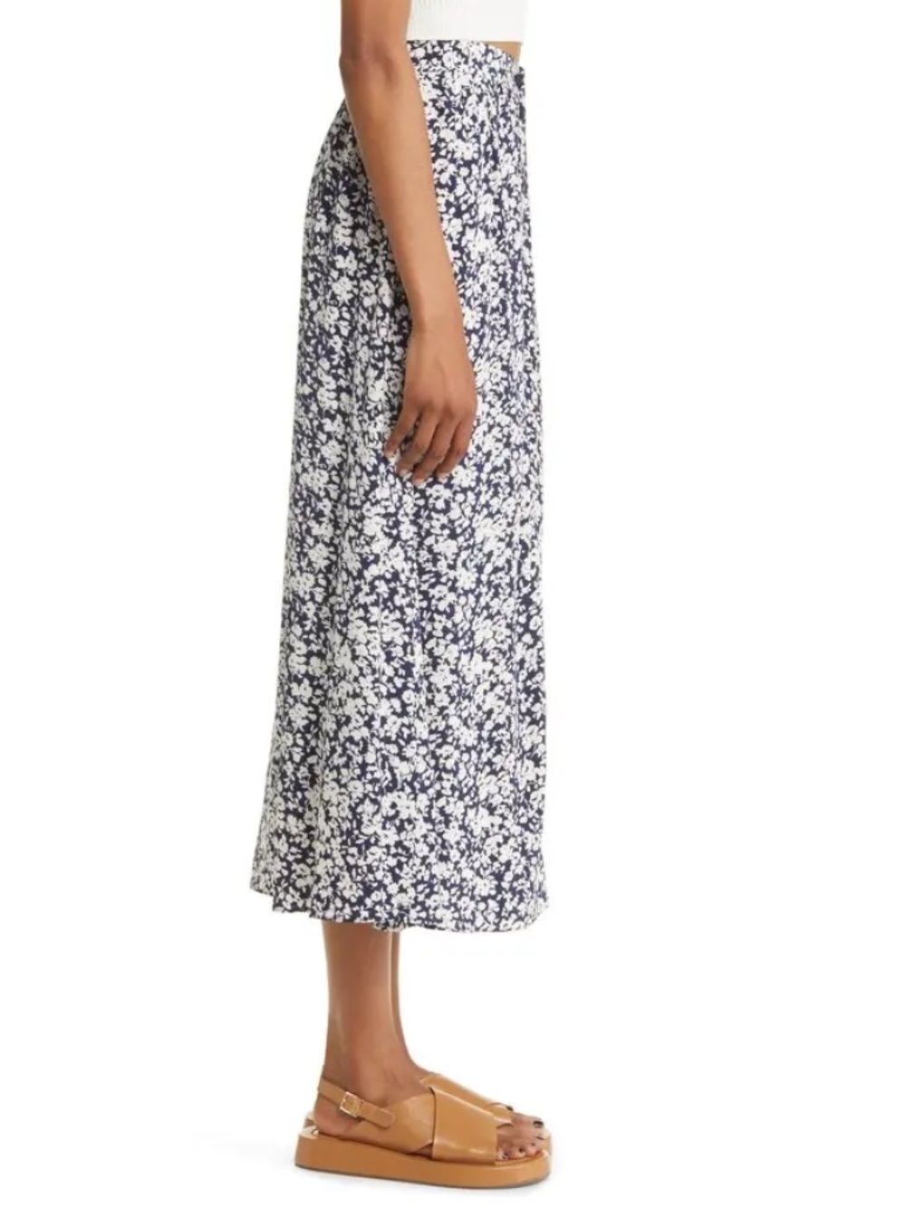 & Other Stories Floral Midi Skirt - Picture 3 of 3